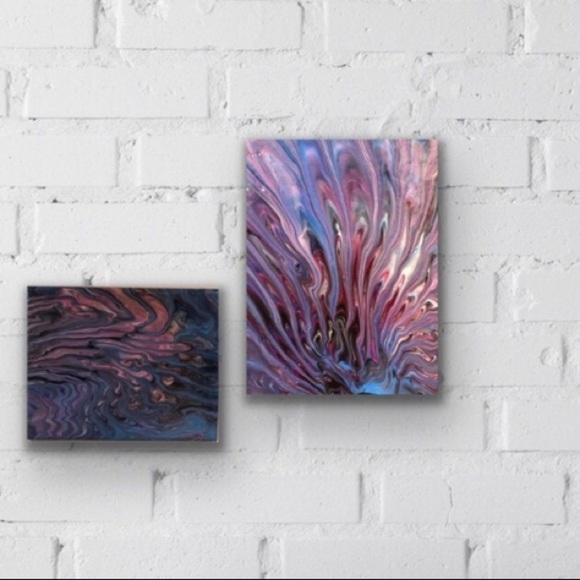 Original signed pour art signed by artist - Picture 6 of 6